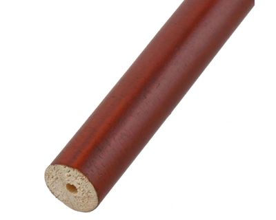 Barra para cortina madera 150x1.9 cm chocolate