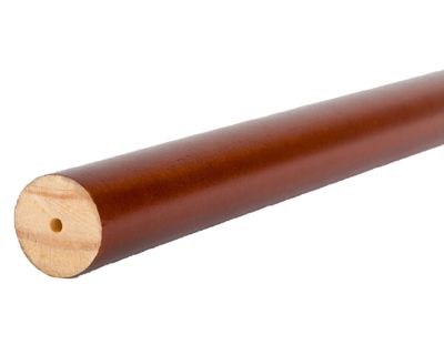 Imagen 2 del producto Barra para cortina madera 250x1.9 cm chocolate