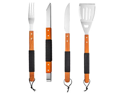 Set accesorios parrilla 4 piezas