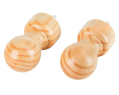 Imagen 2 del producto Terminal Bola madera 19 mm natural 2 un