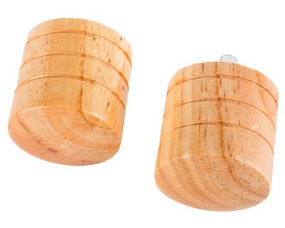 Imagen 2 del producto Terminal Tapón madera 19 mm natural 2 un