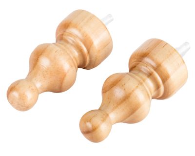 Imagen 2 del producto Terminal Árabe madera 19 mm natural 2 un