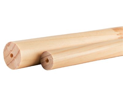 Imagen 2 del producto Barra para cortina madera 150x2.8 cm natural