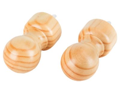 Imagen 2 del producto Terminal madera bola 28 mm natural 2 un.
