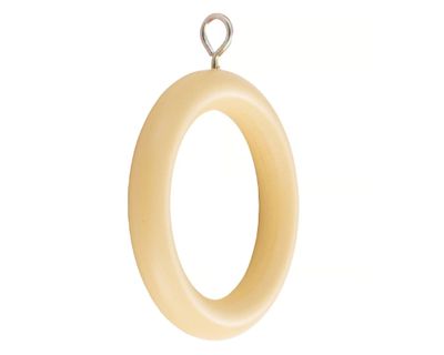 Imagen 2 del producto Argolla de cortinas Madera 28 mm natural 10 un