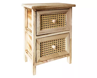 Organizador baño natural 2 cajones