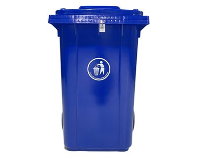 Basurero 360L azul
