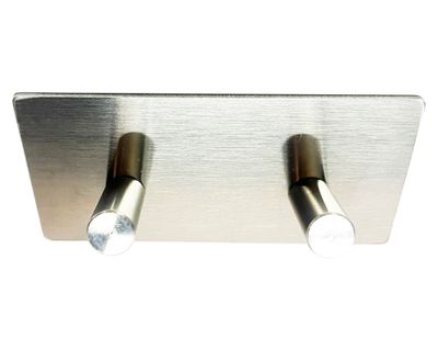 Imagen 2 del producto Percha Doble cromado 4.5x9x2.5 cm