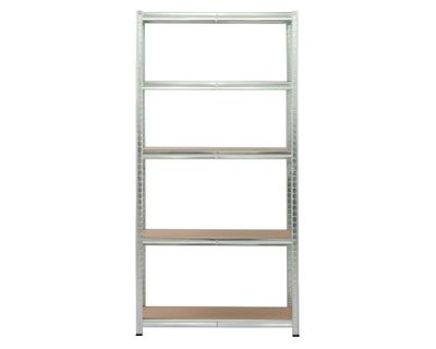 Repisa cromo/madera 183x90x40 cm 5 Niveles