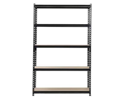 Imagen 1 del producto Repisa negro/madera 192x100x50 cm 5 Niveles