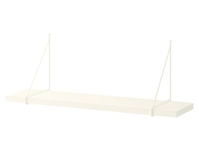 Repisa pared Escuadra blanco 30x80x20 cm