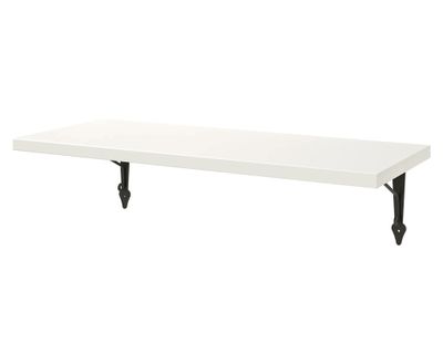 Repisa pared Escuadra metal blanco 30x80x20 cm