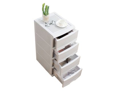 Imagen 2 del producto Cajonera textura 4 Niveles 69x35.5x28 cm