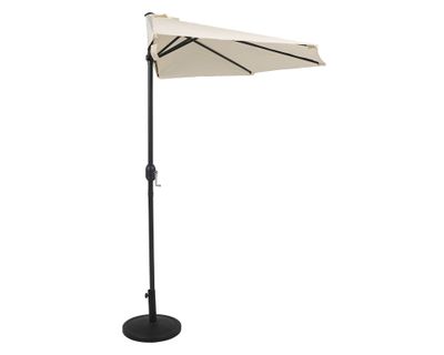 Sombrilla media balcón beige