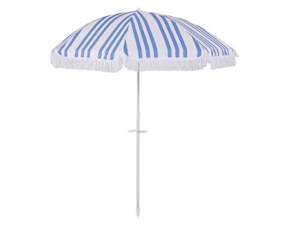 Quitasol Stripes azul/blanco 200 cm