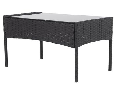 Imagen 2 del producto Set living negro 4 personas