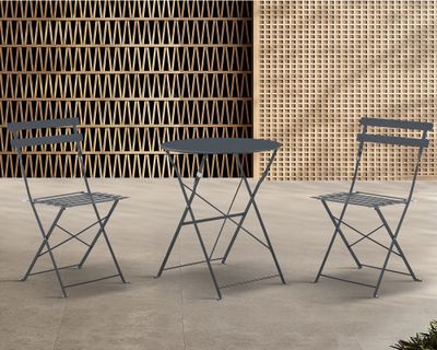 Imagen 2 del producto Set conversación plegable 2 personas Melody grafito