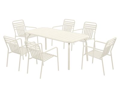 Imagen 1 del producto Set comedor 6 personas Sabrán 74x177.5x90 cm