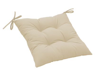 Imagen 2 del producto Cojín asiento Liso crudo 45x45 cm