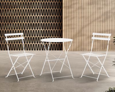 Set conversación Melody blanco 2 personas