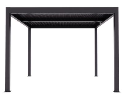 Imagen 1 del producto Pérgola Milano negro 224x300x300 cm