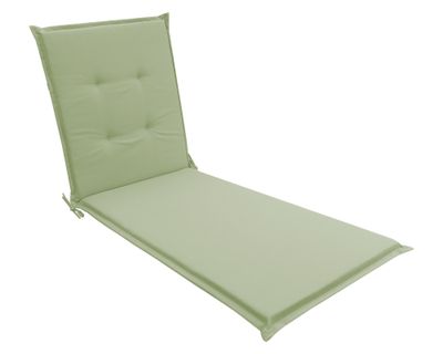 Imagen 2 del producto Cojín reposera Liso verde 60x195 cm