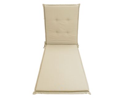 Cojín reposera Liso crudo 60x195 cm