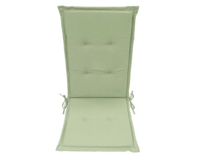 Cojín asiento respaldo Liso verde 43x110 cm