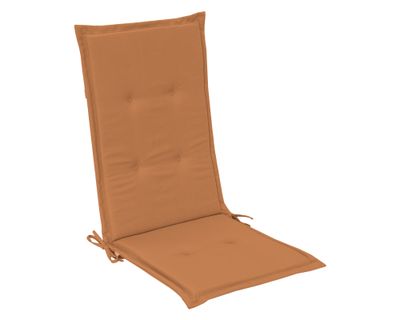 Imagen 2 del producto Cojín asiento respaldo Liso terracota 43x110 cm