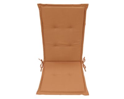 Imagen 1 del producto Cojín asiento respaldo Liso terracota 43x110 cm