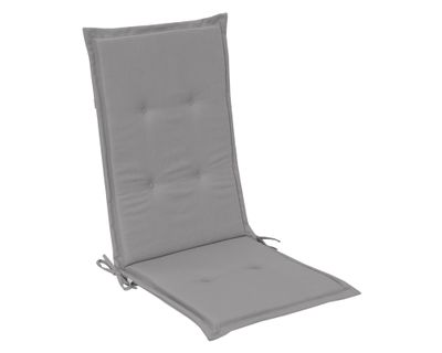 Imagen 2 del producto Cojín asiento respaldo Liso gris 43x110 cm