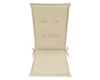 Cojín asiento respaldo Liso crudo 43x110 cm