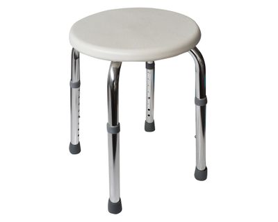 Asiento de baño circular 38x33x33 cm blanco