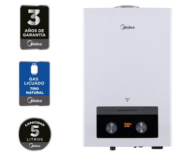 Imagen 2 del producto Calefont MGWH5-10MDNCLW-GL 5 lt tiro natural gas licuado