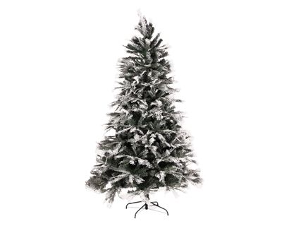 Árbol navidad 800 ramas nevado 180 cm