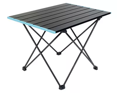 Mesa camping plegable Roll Up 40x56x46 cm