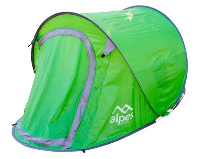 Carpa Pop Up Tayrona verde 95x120x210 cm 2 personas