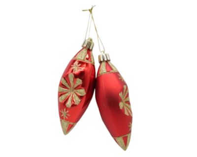 Imagen 1 del producto Colgante Finial rojo colección Juguetes 2 piezas