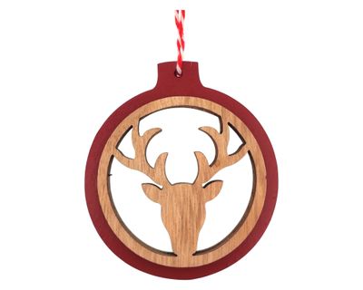 Colgante forma reno Rustica