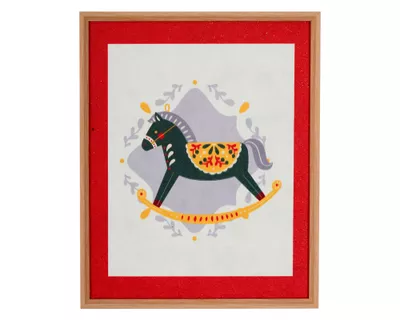 Cuadro caballo juguetes 26x21x2.4 cm