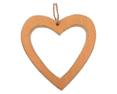 Colgante Silueta corazón colección Rustica