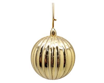 Imagen 1 del producto Esfera Rayas doré colección Brillos