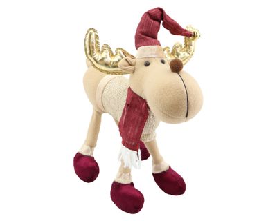 Muñeco Reno 4 pies colección brillos