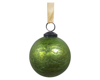 Esfera opaca verde colección India