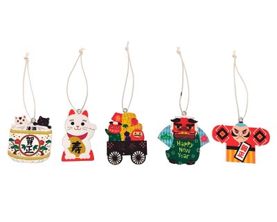 Pack 5 colgantes colección Oriental