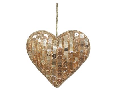 Colgante Corazón mostacillas colección India