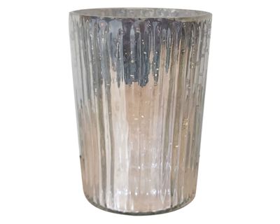 Portavela vaso largo colección India