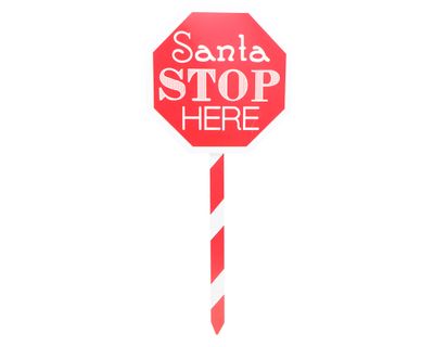 Estaca decorativa Stop