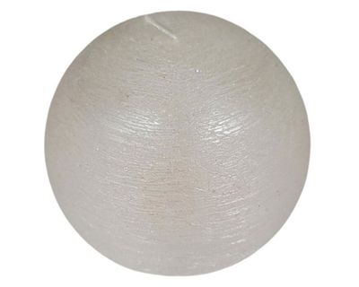 Vela redonda blanco 8 cm