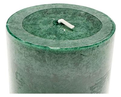 Imagen 2 del producto Vela Pilar mottle verde 7x6.8 cm